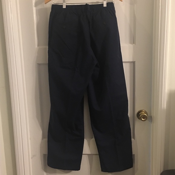 J. C. Penny Pants Towncraft Easy Care Full Elastic Waist Mens Pants